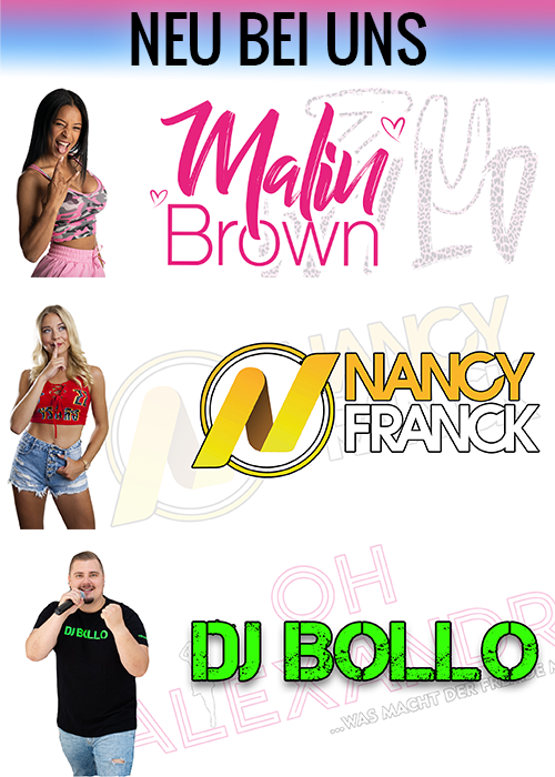 Malin Brown, Nancy Franck, DJ Bollo